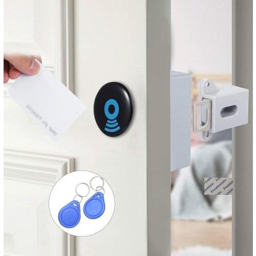 RFID Electronic Hidden Cabinet Lock DIY Free Opening Intelligent Sensor Closet Wardrobe Shoe Drawer Cupboard Pantry