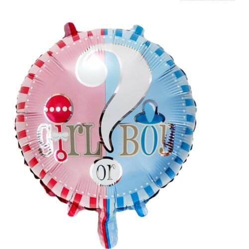 18 Inch Girl or Boy Letter Printed Foil Balloons Baby Shower Gender Reveal Birthday Party Decoration Merry Christmas 2021