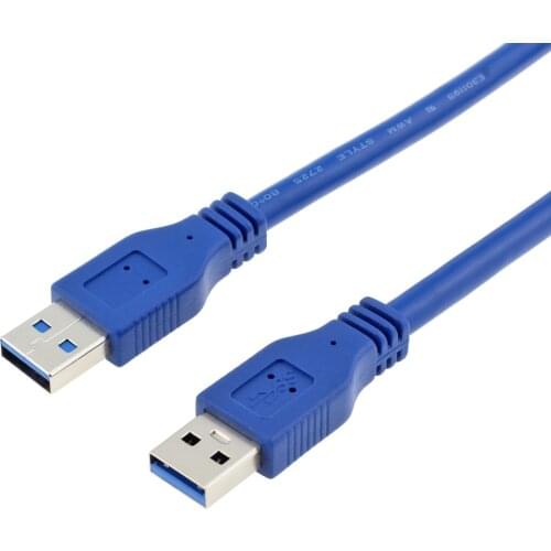 0.6m USB 3.0 male to male Port cable USB3.0 Type A AM to AM Converter cable 5Gb/s OD6mm