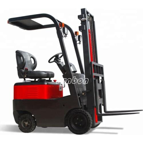 Chinese 4 Wheels OPS System Electric Forklift Battery Change 1ton Stacker Trucks SYF10D