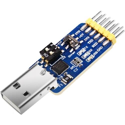 Multi-function to Serial Port Module USB to UART CP2102 CH340 TTL 485 232 CAN