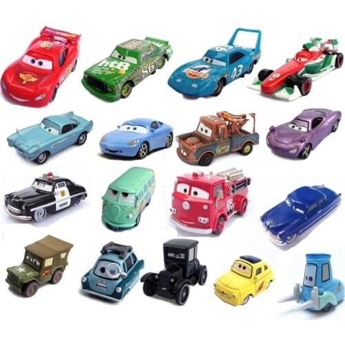 17 Styles Disney Pixar Cars Boy Toy Lightning McQueen Mater Metal Educational Brinquedos de carro presente Birthday Gift For Kid
