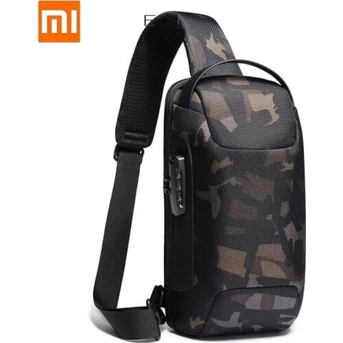 Xiaomi Business mens shoulder bag Messenger bag male trend fashion chest chest backpack waterproof