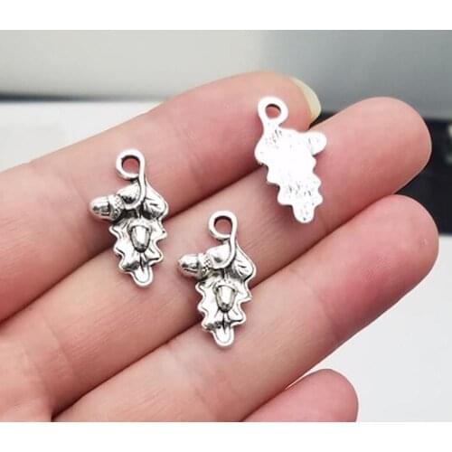 25pcs/lot--22x13mm, Acorn chams, Antique silver plated Acorn charms,DIY supplies, Jewelry accessories