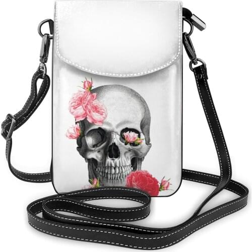 Rose Shoulder Bag Female Gift Women Bags Funny Leather Office Purse