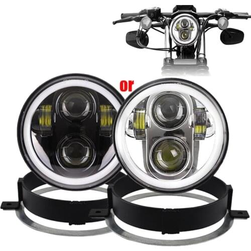 5-3/4" 5.75 inch Motorcycle ATV Car LED Headlight For Harley indian scout Vaz lada 2106 Honda shadow750 spirit C2 Yamaha