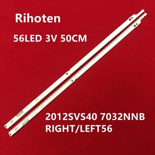 LED Backlight strip 56 lamp For Samsung 40"TV UA40ES6100J UE40ES5500K 2012SVS40 7032NNB RIGHT/LEFT56 2D T400HVN01.0 LE400BGA-B1