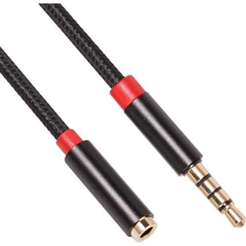 3.5mm Jack AUX O Male to Female Extension Cable with Microphone Stereo 3.5 o Adapter for PC Headset (3M)