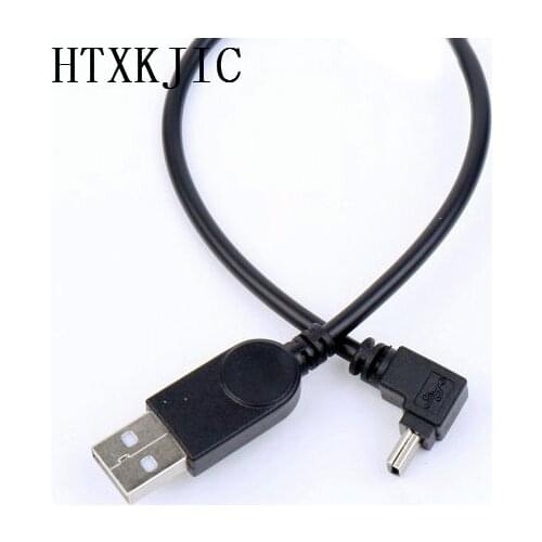 USB 2.0 A Male Plug to 90 Degree angled Up Mini USB 5Pin Adapter Converter Data Short Cable