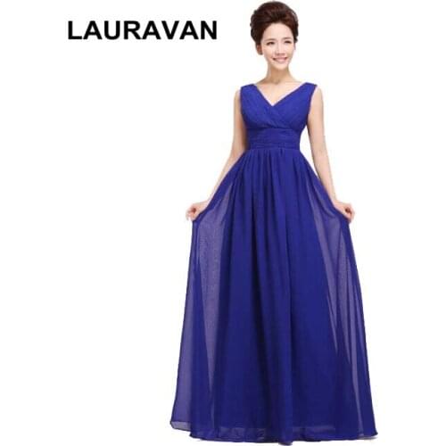 Vestidos longos sister of the bride dresses sexy robe de soiree long royal blue hot pink yellow red bridesmaid dress gown 2020