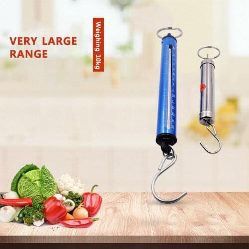 1PC mechanical vintage portable scale spring balance hook scale 5kg 10kg 15kg for choice hanging pocket spring scale weighing