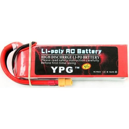 YPG 11.1V 5200Mah 40C 3S Lipo Li-Po Lipoly Battery For RC Helicopter & Airplane & Car