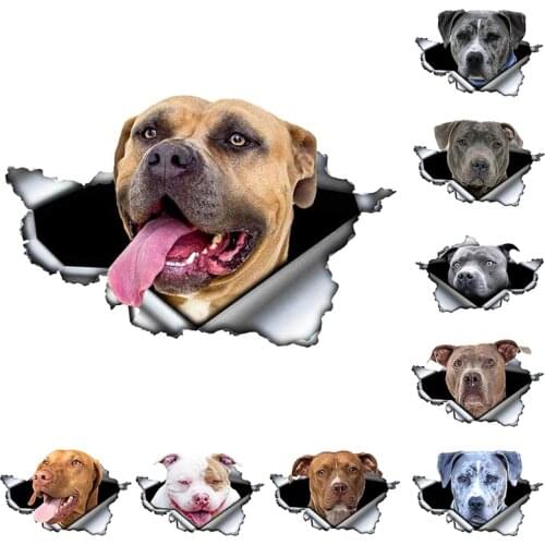 1Pc Reflective Car Stickers Waterproof Car Styling Sticker Lovely Pet Dog Decals Motorcycle Cover Scratch