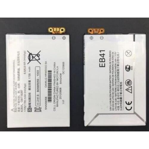 3.8v 1735mah Original size battery batteries for Motorola EB41 droid4 XT894 Milestone 4th generation Cell phone batteries