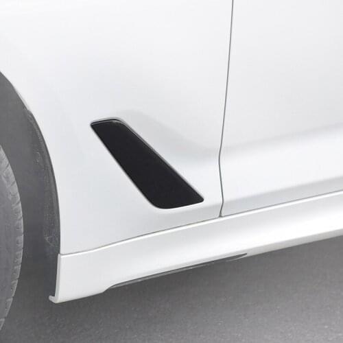 51747439014 Musion Car Accessories ABS Chrome Black Fender Trim For BMW G38 F18LCI 5 Series 525i 530i 540i Year 2018 2019