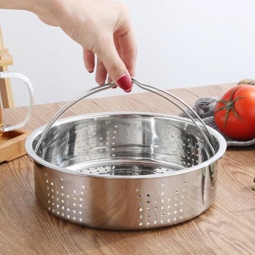 Pressure Cooker Steamer Basket 304 Stainless Steel Egg Steaming Rack Kitchen Cooking Steamer Stand Home Cookware Supplies