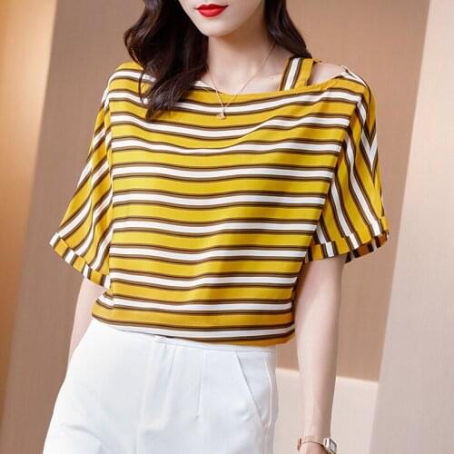 Женские полосатые футболки Fimtairah China At AliExpress