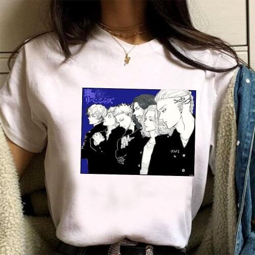 Anime T Shirt JapaneseTokyo Revengers Draken Hippop Graphic Anime Short Sleeve T Shirt