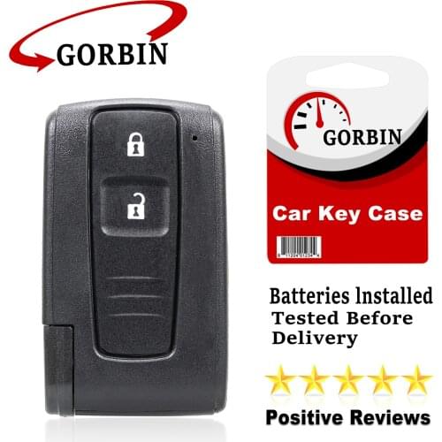 GORBIN 2 3 Buttons Remote Car Key Shell for Toyota Corolla Verso Camry 2004 2005 2006 2007 2008 2009 Replacement Smart Key Case