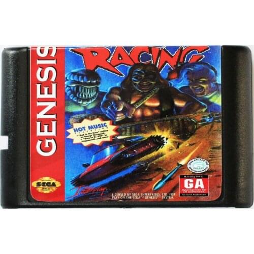 Rock N'Roll Racing 16 bit MD Game Card For Sega Mega Drive For SEGA Genesis