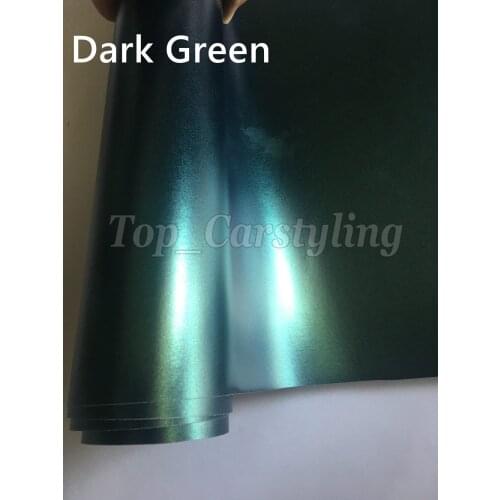 Emerald green Satin metallic chrome Vinyl Car Wrap Film For Vehicle Covering With Air Release size 1.52x20m/ 4.98x66ft / roll