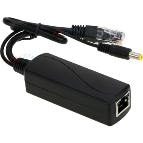 JORANK Security application non isolated DC12V/1.5-2A 15.4W POE Splitter poe injector