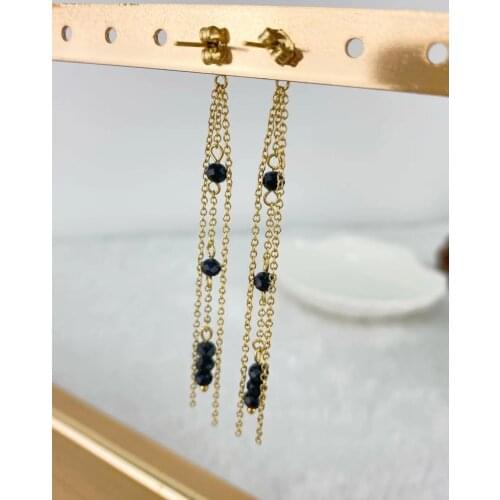 Classic Korean Earring stainless steel New Jewelry Stainless Steel New Goddess Luxury Golden Color Luxe