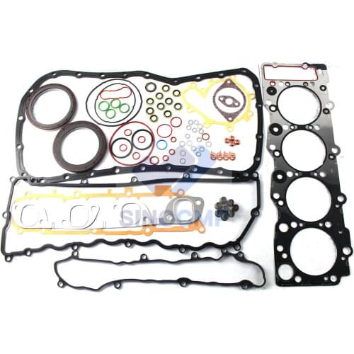 4HE1 4HE1T 4.8L Engine Overhaul Gasket Kit for Isuzu NPR NQR GMC 1998-2004 Engine Cylinder Head Repair Parts