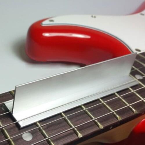 Guitar Fret Bevel Leveling File Under String Rocker Mini T-Beam tools Silver