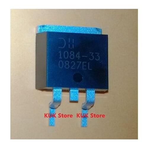 Original 100% NEW 1084-33 AP1084K33 1084-3.3V 1084-3.3 AP1084K33G-13 AP1084K33L-13 D2PAK 20PCS/LOT