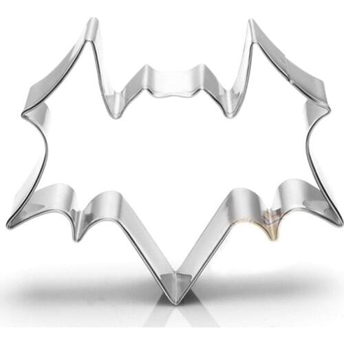 Bat Cookie Cutter Stainless Steel Biscuit Knife Baking Fruit Kitchen Mold Embossing Printing