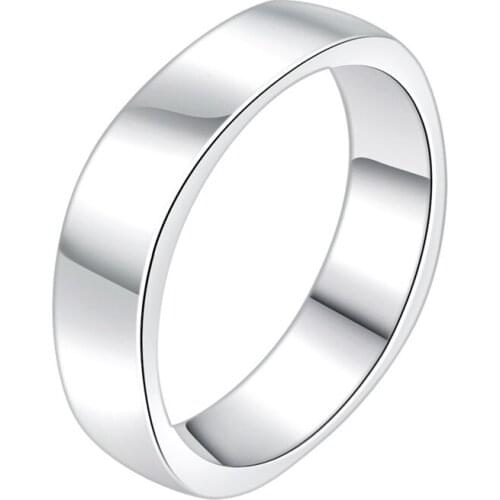 Quartet Silver color finger ring size 5 # 6 # 7 # 8 # 9 # Fashion unisex jewelry birthday gift Top quality Low price AR244