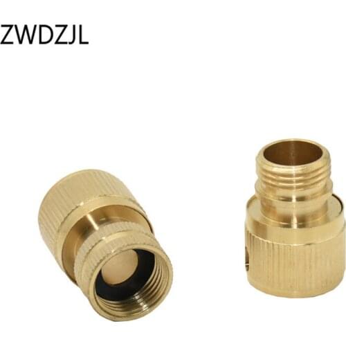 Male thread 1/2 inch Female garden Quick connector brass hose tap connector G1/2 water gun copper fitting car wash 10pcs