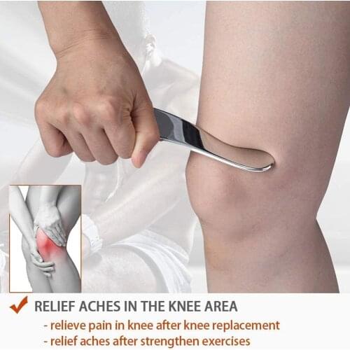 Steel Body Back Massage Scraper Physical Therapy Health Care Fascia Physiotherapy Knife Release I7J6