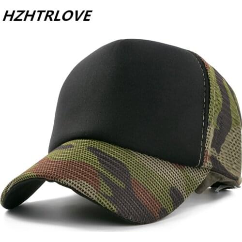 High Quality Cotton Army Baseball Cap Camouflage Mesh Hat Cap For Men Women Composite Material Cap Casual Sports Dad Hats