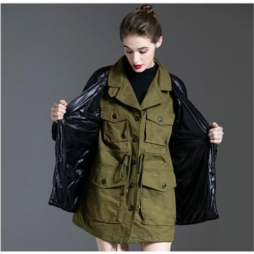 2020 New Fashion Down Coat Thick Winter jacket Women Parka black Quality White Duck Down Jackets Female Loose Outerwear Warm