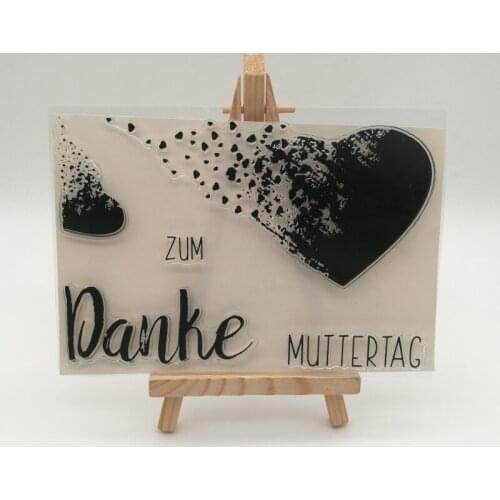 1sheet Danke transparent stencil for DIY Scrapbooking photo album decorative sheets