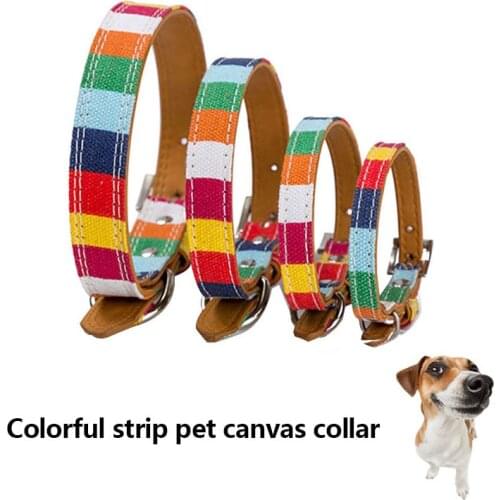 1 Pcs Pet Dog Puppy Cat Collar Neck Strap Colorful Adjustable Supplies for Party SDF-SHIP
