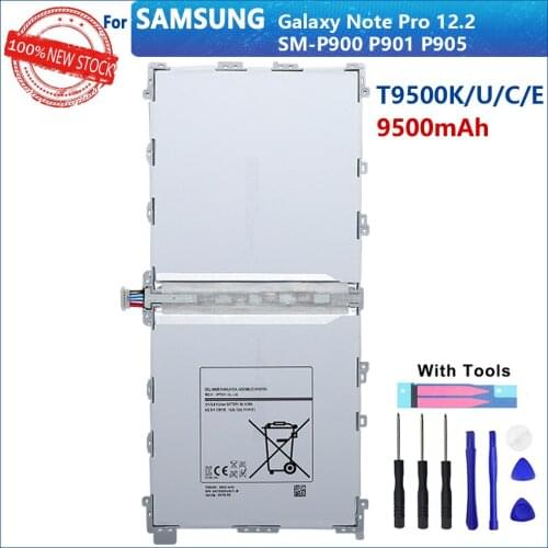 100% Original 9500mAh T9500E T9500C T9500K For Samsung Galaxy Note 12.2 P900 P901 P905 SM-T900 SM-P900 With Tools+With Tracking