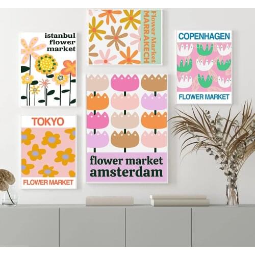 Abstract Art Fruits Fresh Flower Canvas Print Matisse Tulip Wall Mural Nordic Posters Pictures Living Room Home Decor Frameless