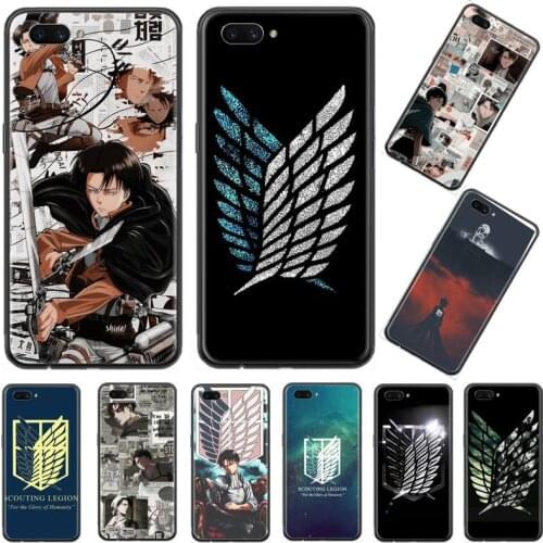 Anime Attack On Titan Levi Ackerman Phone Case For OPPO F 1S 7 9 K1 A77 F3 RENO F11 A5 A9 2020 A73S R15 REALME PRO