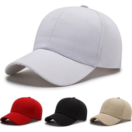 Unisex Solid Color Baseball Cap Casual Adjustable Snapback Hats For Women Men Hip Hop Trucker Caps Dad Hat Sun Outdoor Travel