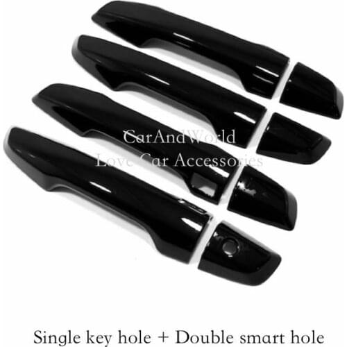 ABS Chrome Exterior Door Bowl Cover Handle Sticker Trims Protection Car External Accessories For Honda CRV CR-V 2017-2019