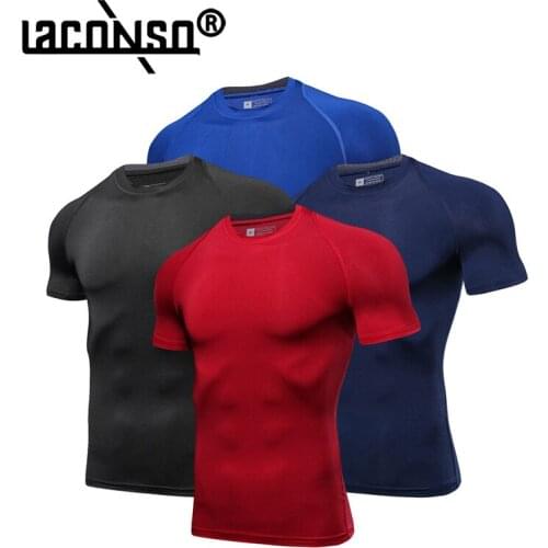 LACONSO Mens T-shirt Sports Top Polo Tank Jersey Runing Gym Yoga Fitness Sleeve Uniform Summer Angels Equipment Retro Husband