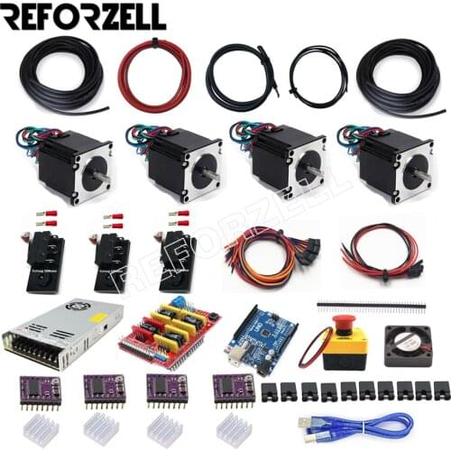 GRBL Based UNO R3 with CNC Shield V3 and DRV8825 stepper driver kit Controller Bundle for Workbee,OX CNC and other CNC Machine