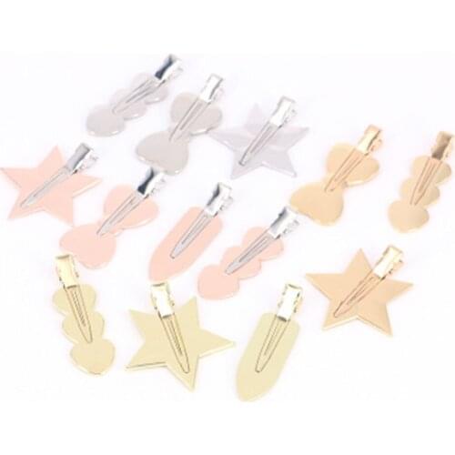 Metal Seamless No Bend Hair Clips Barrettes No Mark Pin Curl Clip Makeup No Crease Hair Clip Hair Styling Bang Clips