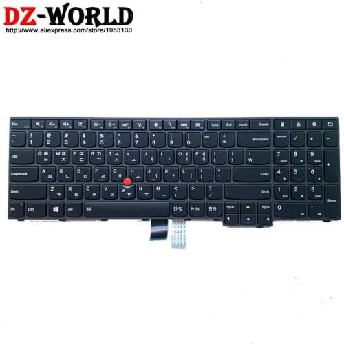 New/orig Korean Backlit Keyboard for Lenovo Thinkpad E560P 20G5 Laptop Backlight Teclado 00UR660 00UR623 SN20K12693