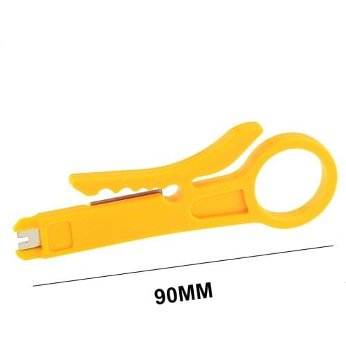 Portable Wire Stripper Knife Crimper Pliers Crimping Tool Cable Stripping Wire Cutter Cut Line Tool Cable Stripping Wire Cutter