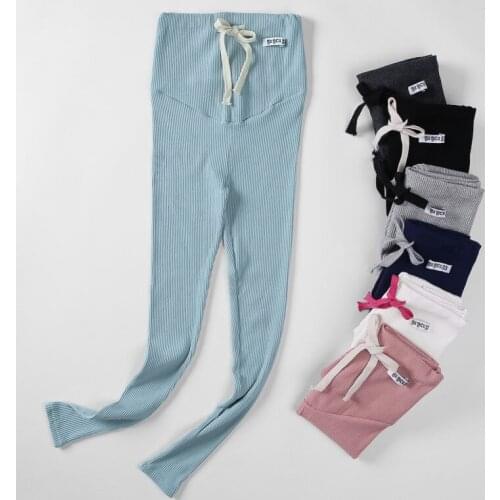 Adjustable Women Leggings New Maternity Pant Leggings Pregnant Fleece Thick Soft Cotton Pants High Waist Femme Clothes