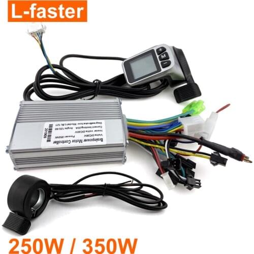 L-faster New Arrival 250W 350W Electric Bicycle Brushless Motor Controller With Wuxing Thumb Throttle LCD display And EBS Brake